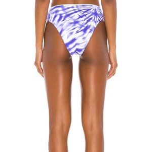 NWT Seafolly X Revolve Beach Break High Rise Bottom in Dazzling Blue